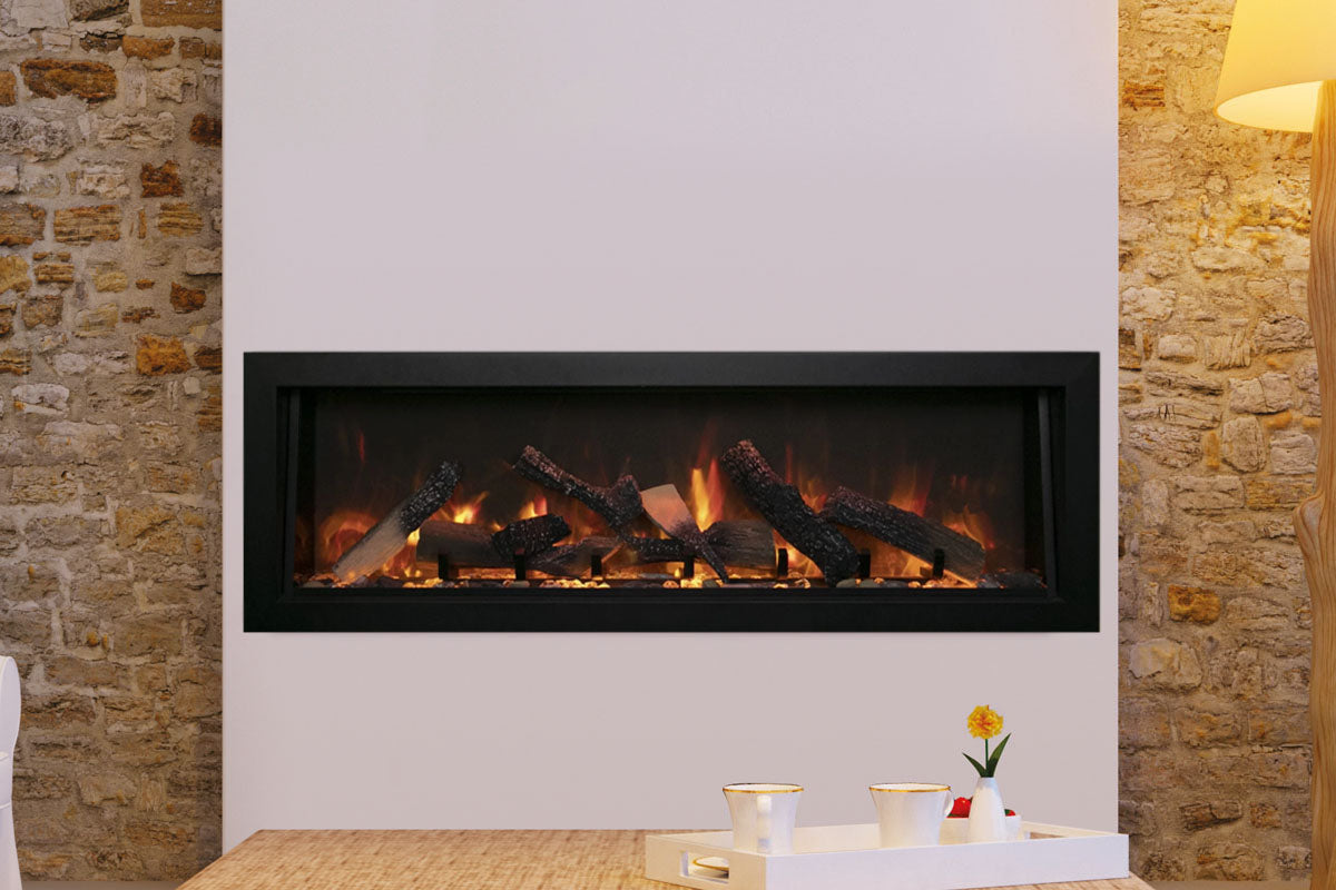 Amantii Panorama 40-inch Deep Built-in Indoor/Outdoor Linear Electric Fireplace