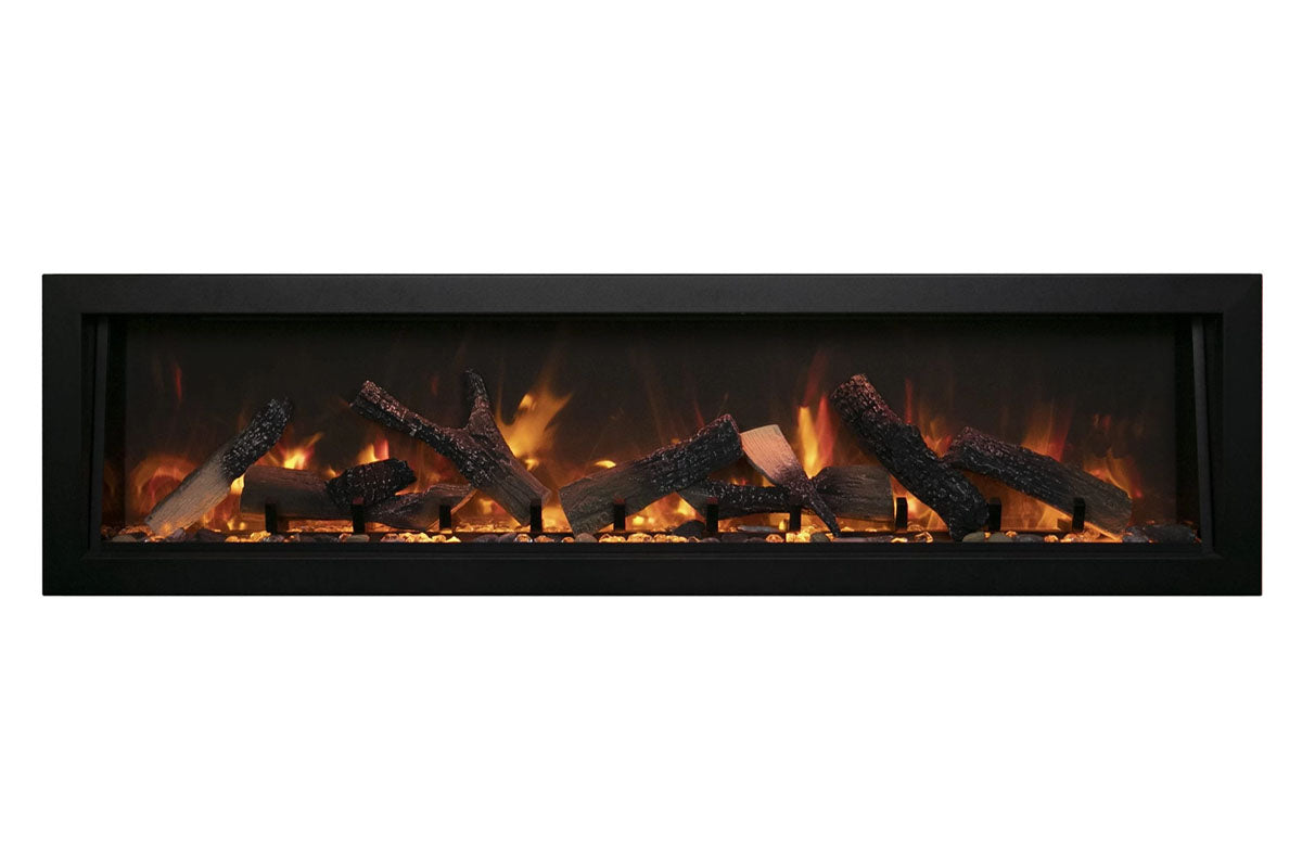 Amantii Panorama 40-inch Deep Built-in Indoor/Outdoor Linear Electric Fireplace