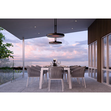 Bromic Heating - 24" Twin Straight Ceiling Mount Pole for Eclipse Smart-Heat Electric Pendant Heater  SAMPLE PHOTO