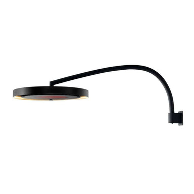 Bromic Heating - Wall Mount Pole for Eclipse Smart-Heat Electric Pendant Heater SIDE VIEW