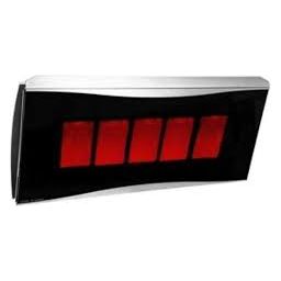 Bromic Heating - Wind Kicker and Glass Retainer for Platinum 300 Smart-Heat Gas Heaters FRONT VIEW