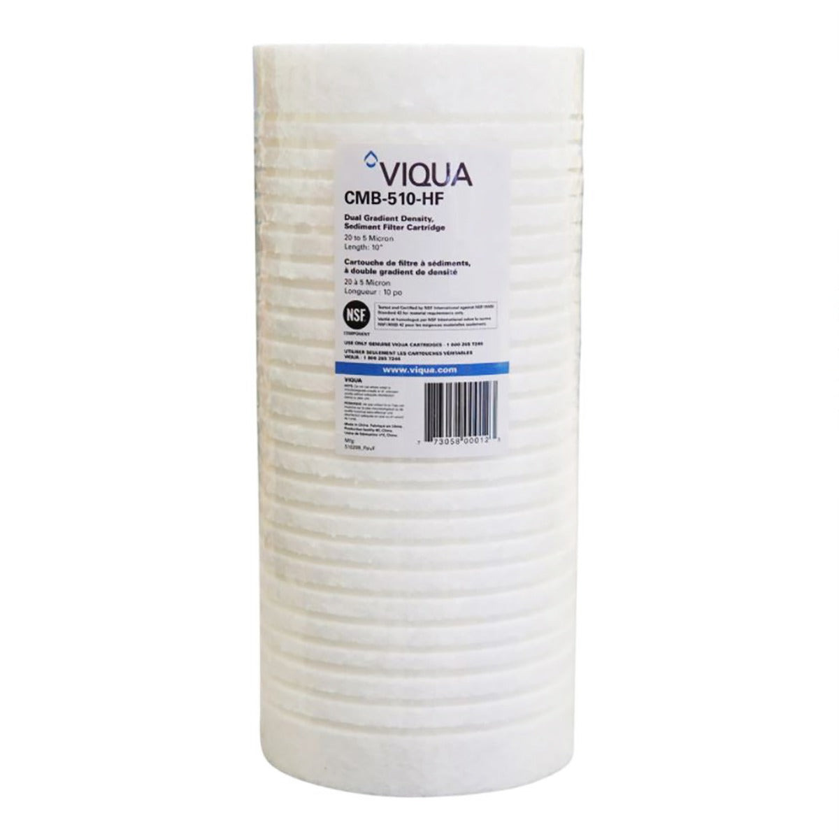 CMB-510-HF Whole House Sediment Filter by Viqua WITH LABEL