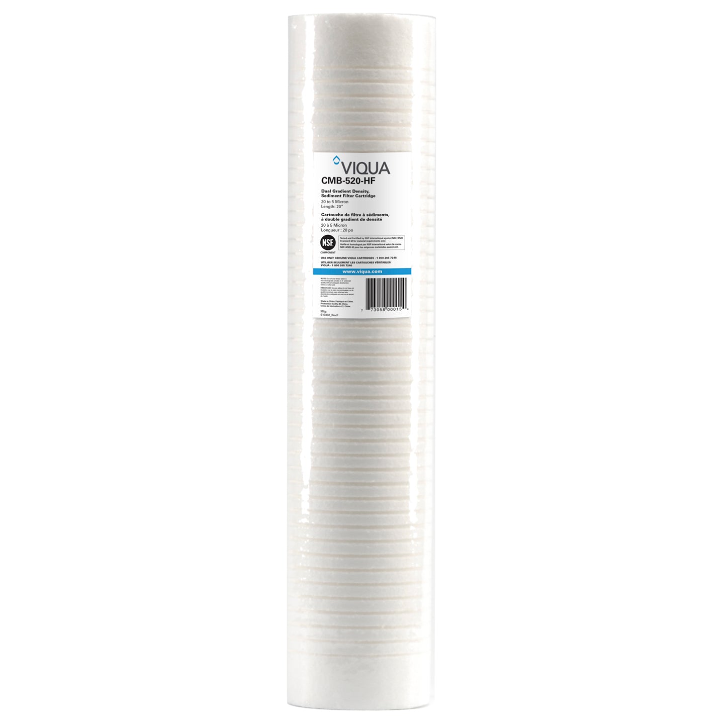 CMB-520-HF Whole House Sediment Filter by Viqua WITH LABEL
