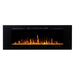 Challenger 60'' Wall Mount  Recessed Linear Electric Fireplace FRONT VIEW