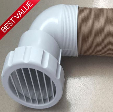 Cool J USA 60mm Ducting, 10m, HB9000 Reverse Cycle Under Bunk Air Conditioner HOSE
