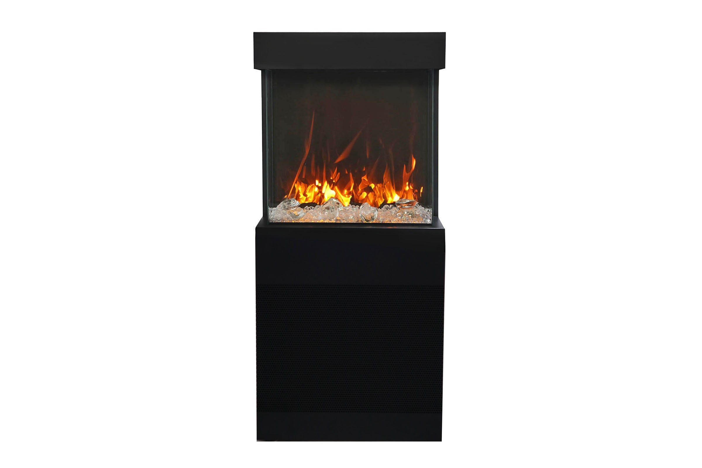 Amantii 2025WM Cube 3-Sided View Built In Indoor/Outdoor Electric Fireplace