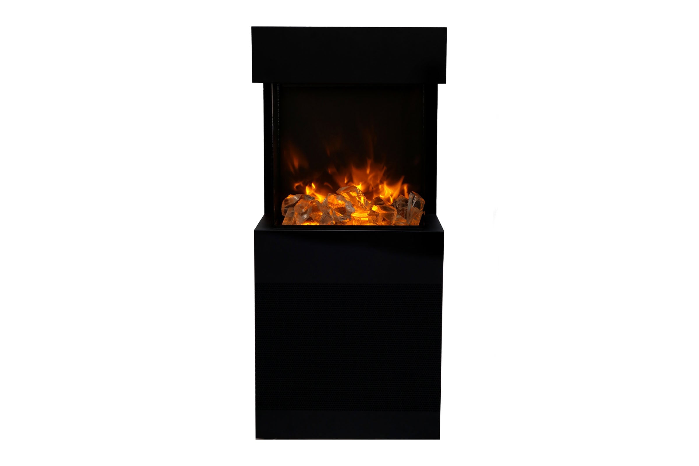 Amantii 2025WM Cube 3-Sided View Built In Indoor/Outdoor Electric Fireplace