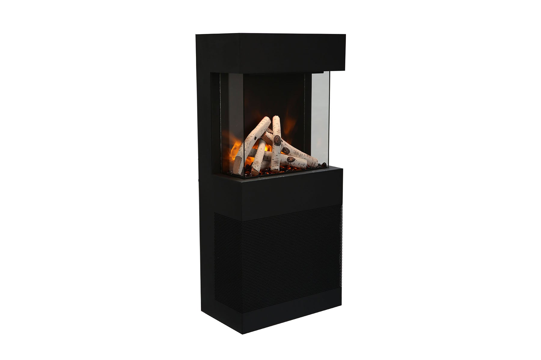 Amantii 2025WM Cube 3-Sided View Built In Indoor/Outdoor Electric Fireplace