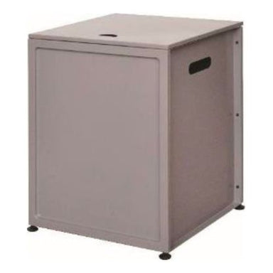 Design Specialties 15" Gray Tank Hideaway FRONT VIEW