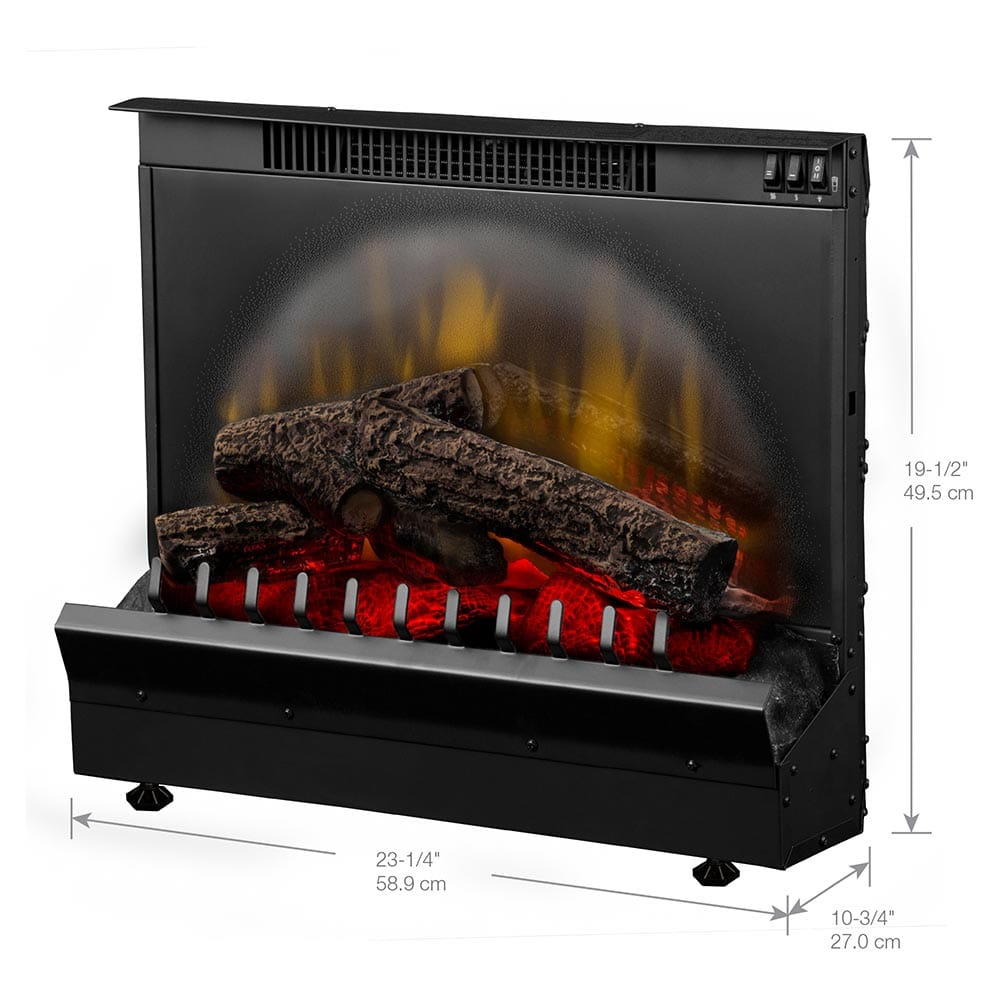 Dimplex 23-in Standard Electric Fireplace Log Set WITH SIZES