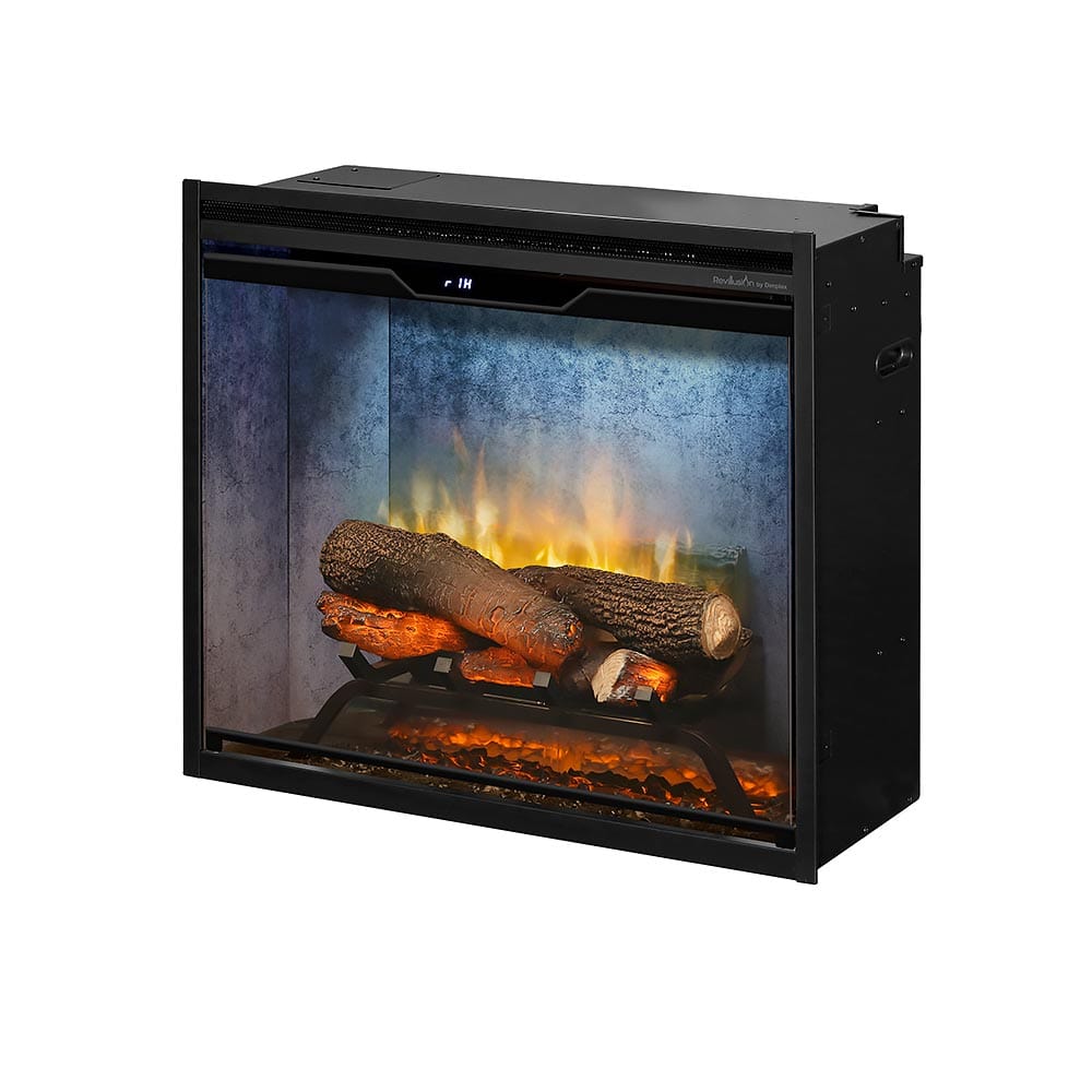 Dimplex 24 Inch Revillusion Built-In Electric Firebox Weathered Concrete 