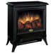 Dimplex Compact Black Freestanding Electric Stove - CS1205 FRONT AND SIDE VIEW