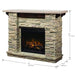 Dimplex Fieldstone Rustic 54 Inch Electric Fireplace, GDS28L8-904ST WITH SIZES