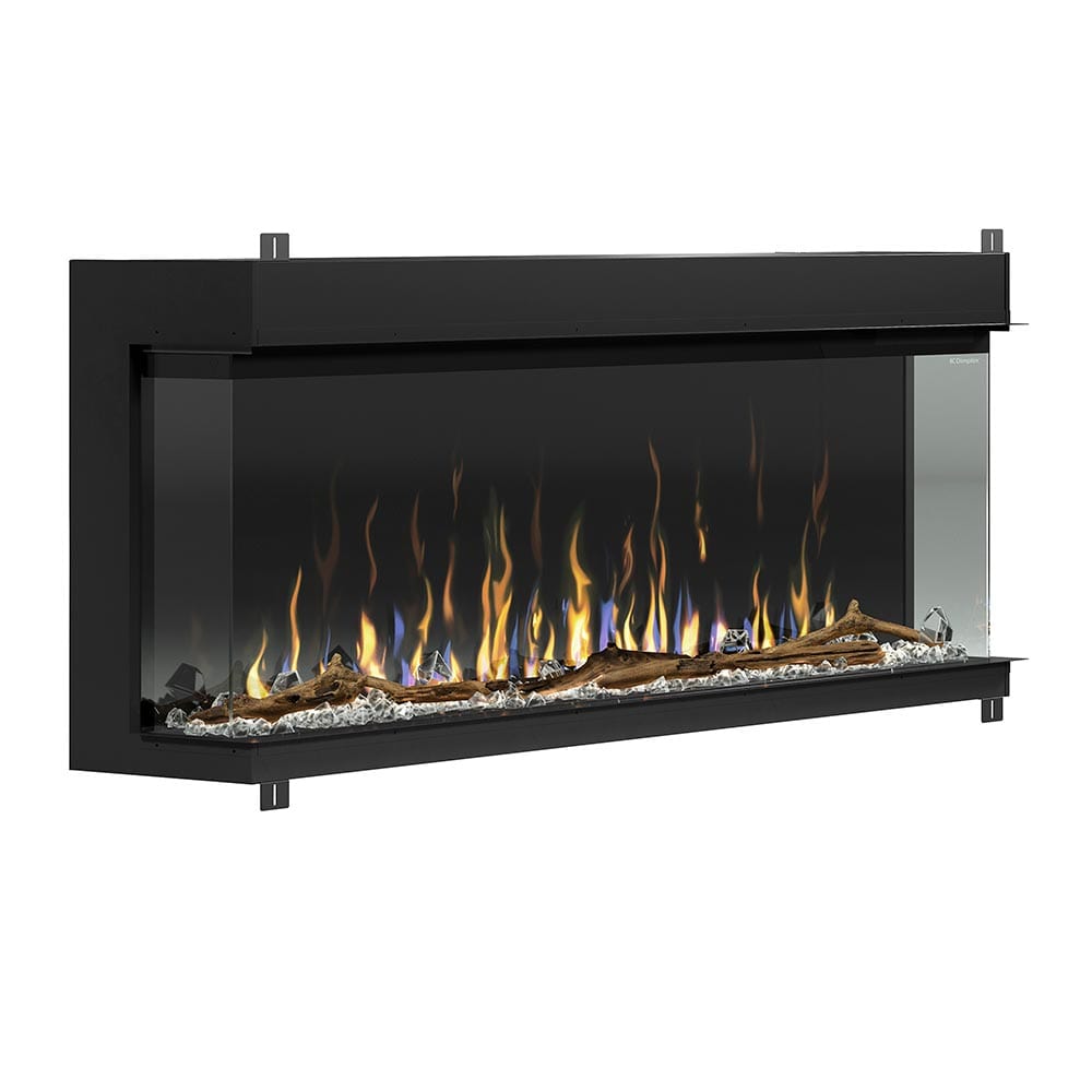 Dimplex IgniteXL Bold 60-In Smart Linear Electric Fireplace FRONT AND SIDE VIEW