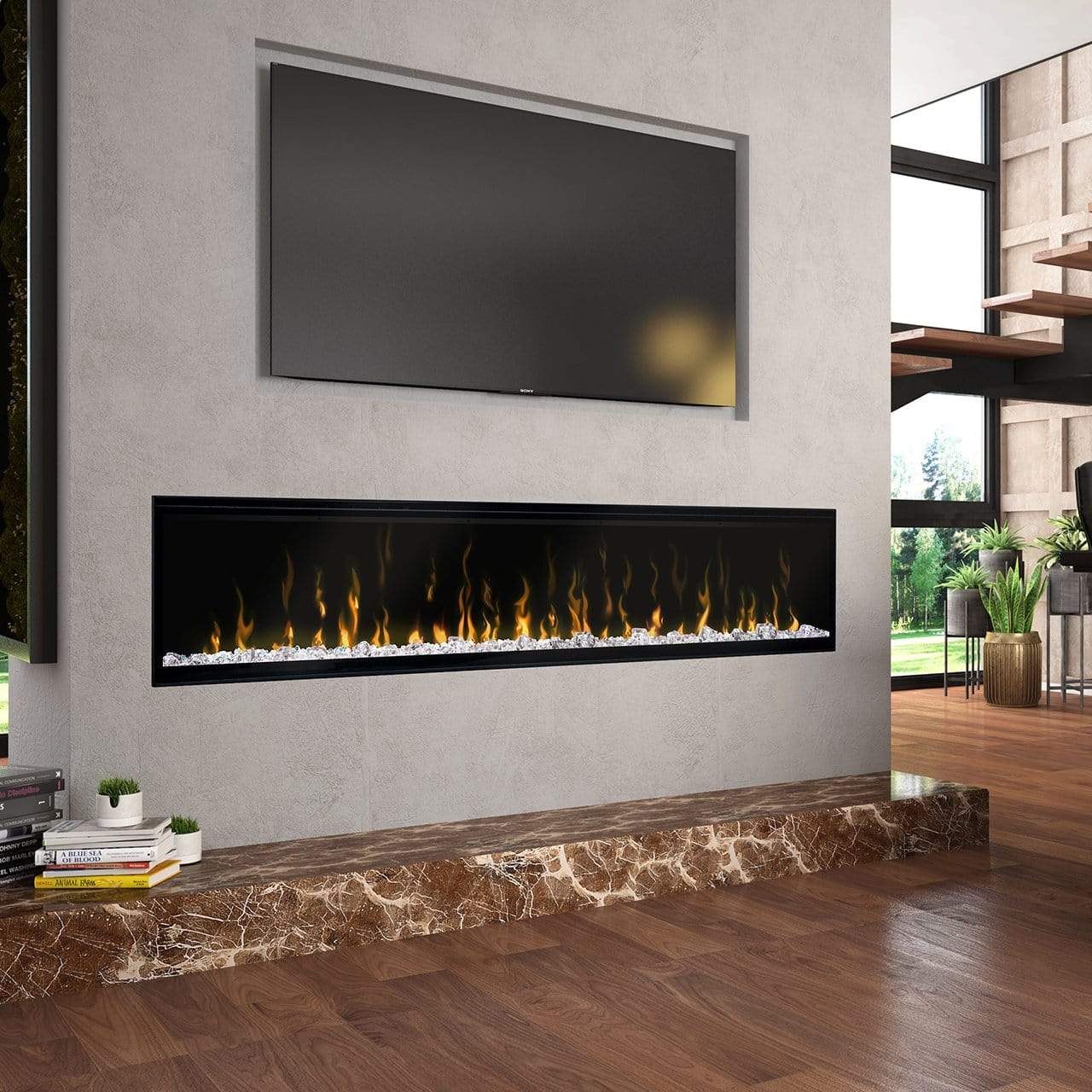 Dimplex Ignitexl® 100 in. Built-in Linear Electric Fireplace, XLF100