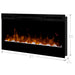 Dimplex Prism 34-In Electric Fireplace FRONT VIEW WITH SIZES