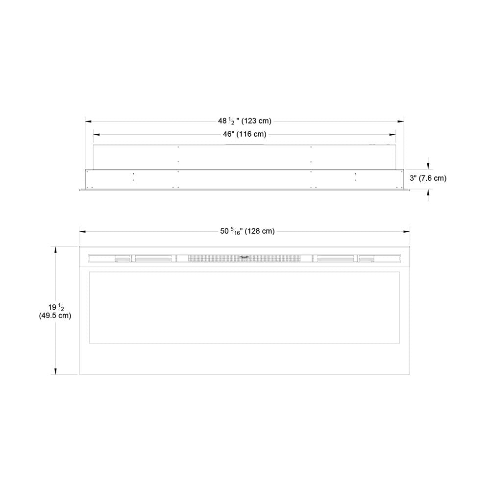 Dimplex Prism 50-In Electric Fireplace 