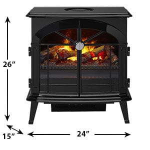 Dimplex Stockbridge Opti-Myst Electric Fireplace Stove w/ Remote Control WITH SIZES