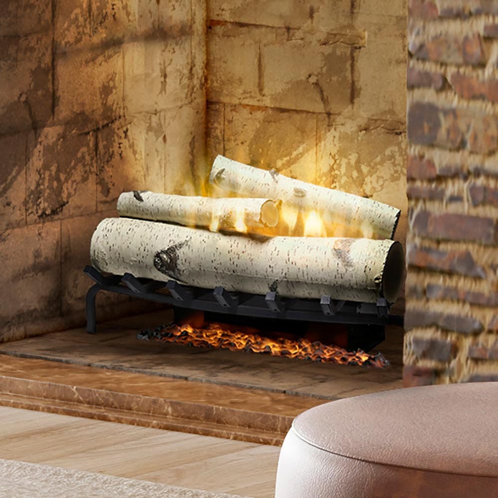 Dimplex 25-in Revillusion Birch Electric Fireplace Log Set w/ Ashmat SAMPLE PHOTO