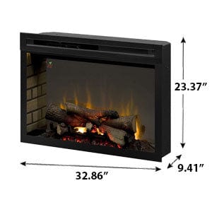 Dimplex 33-In Multi-Fire XD Plug-In Electric Fireplace Insert WITH SIZES