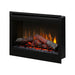 Dimplex 33-Inch Built-in Electric Fireplace Insert FRONT AND SIDE VIEW