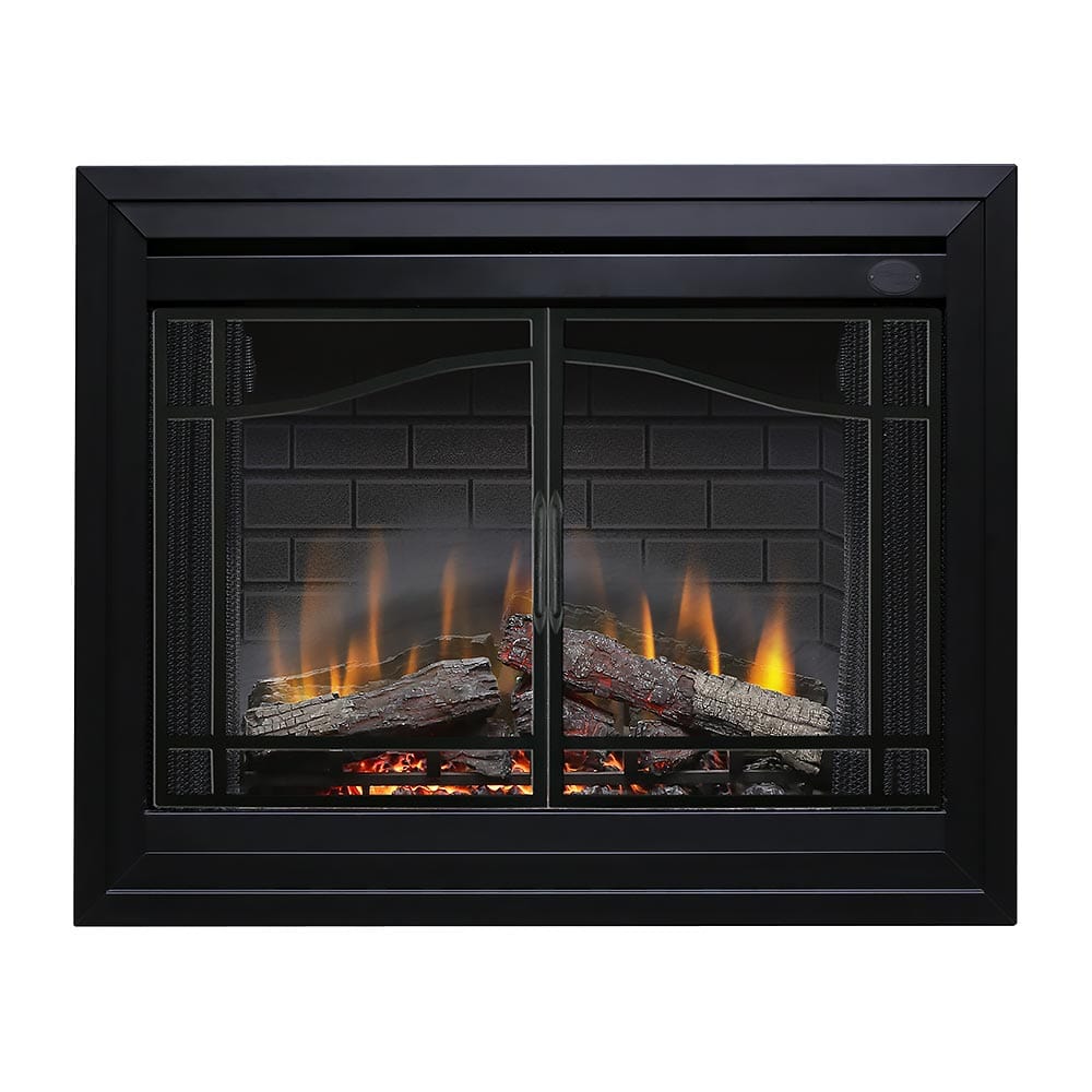 Dimplex 39-In Purifire Deluxe Built-in Electric Fireplace FRONT VIEW