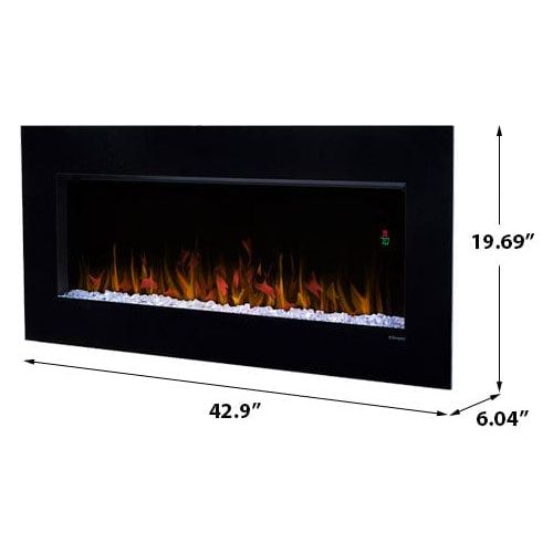 Dimplex 43-In Nicole Wall Mount Electric Fireplace WITH SIZES