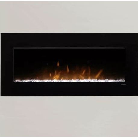 Dimplex 43-In Nicole Wall Mount Electric Fireplace FRONT VIEW