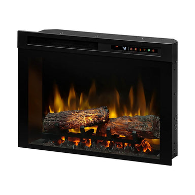 Dimplex Nova 26-In Multi-Fire XHD Electric Fireplace Insert FRONT AND SIDE VIEW