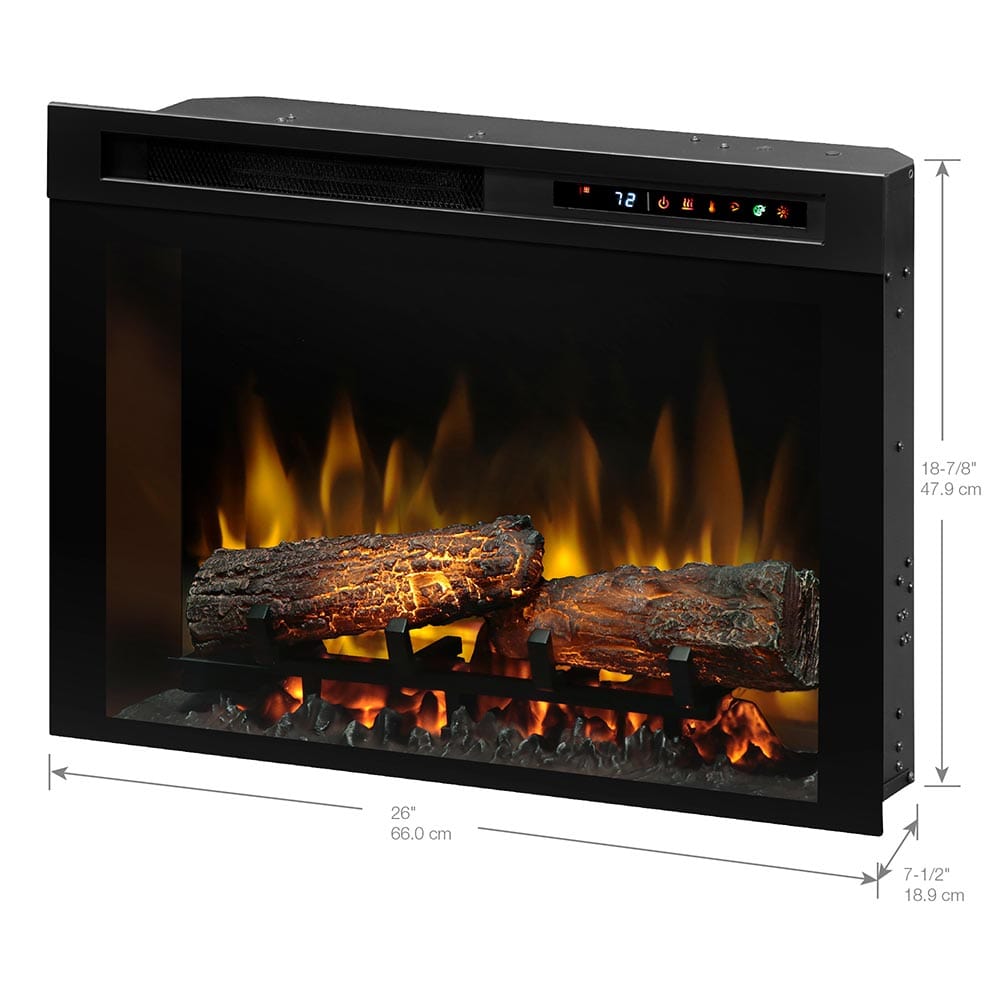 Dimplex Nova 26-In Multi-Fire XHD Electric Fireplace Insert WITH SIZES