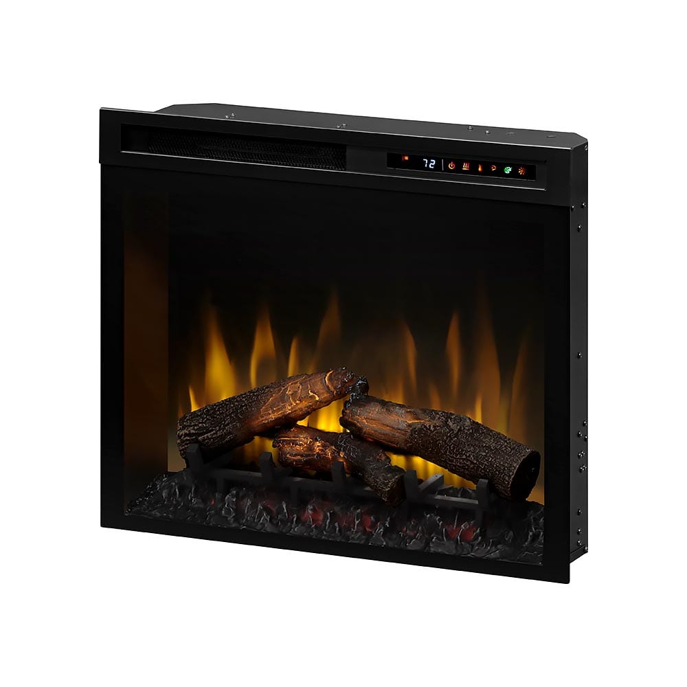 Dimplex Nova 28-In Multi-Fire XHD Electric Fireplace Insert FRONT AND SIDE VIEW