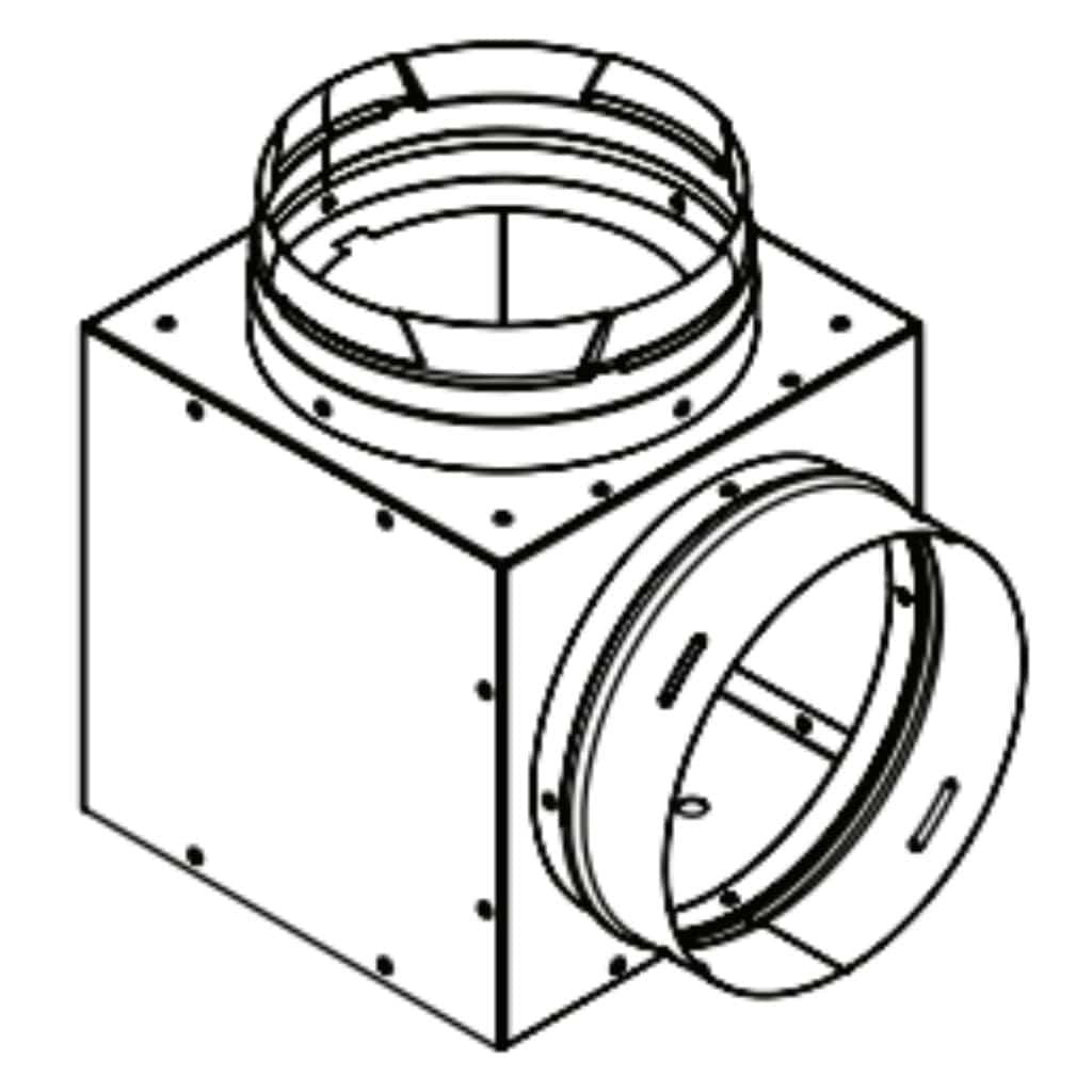 DuraVent | PolyPro 90-Degree Elbow Double-Wall Venting System