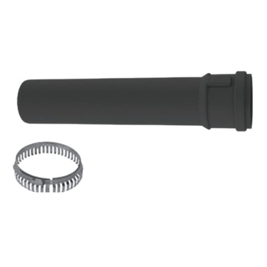 DuraVent | PolyPro Black UV-Resistant 12" Length Single-Wall Pipe