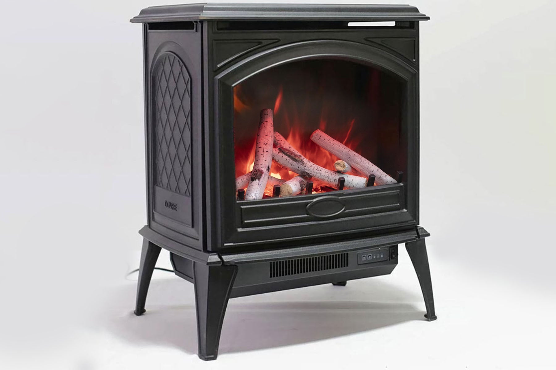 Sierra Flame 23-inch Cast Iron Freestanding Electric Stove