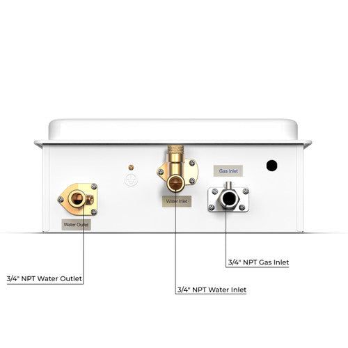 ECCOTEMP Builder Series 6.0 GPM Indoor Natural Gas Tankless Water Heater