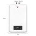 ECCOTEMP Builder Series 6.0 GPM Indoor Natural Gas Tankless Water Heater SIZES