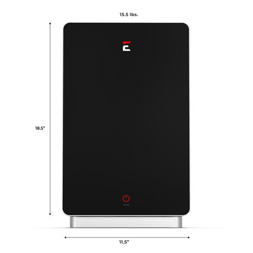 ECCOTEMP SmartHome 27kW Electric Tankless Water Heater FRONT VIEW WITH SIZES