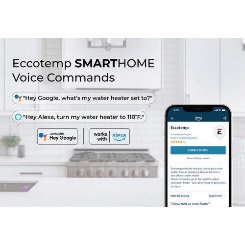 ECCOTEMP SmartHome 6.8 GPM Indoor Natural Gas Tankless Water Heater, SH22 Series