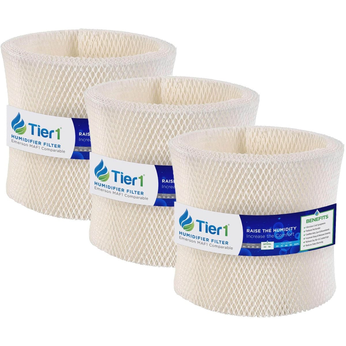 Emerson MAF1 Comparable Humidifier Filter by Tier1 3 PACKS