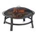 Endless Summer 29" Brushed Copper Outdoor Wood Burning Fire Pit With Airflow Technology FULL VIEW
