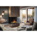 Faber e-MatriX 39" Three-Sided Bay View Built-in Water Vapor Electric Fireplace SAMPLE PHOTO