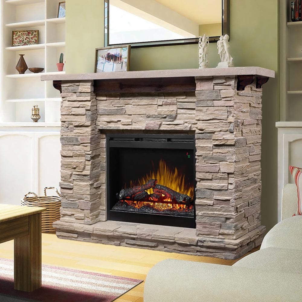 Featherston Electric Fireplace Mantel Package SAMPLE PHOTO 