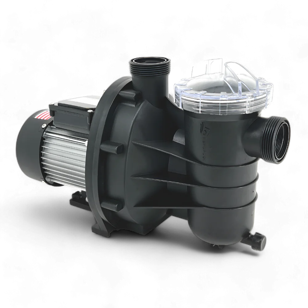 Fibro Pool ABG Single Speed Pump for Above Ground Pools and Spas SIDE VIEW