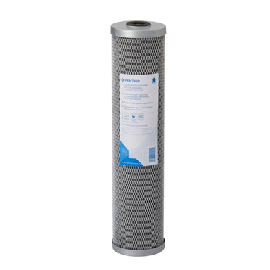 FloPlus Protect 20BB Pentek Replacement Carbon Block Filter Cartridge for PFOA/PFOS reduction FRONT VIEW