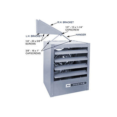 HER Heater Wall Mounting Bracket WITH SIZES