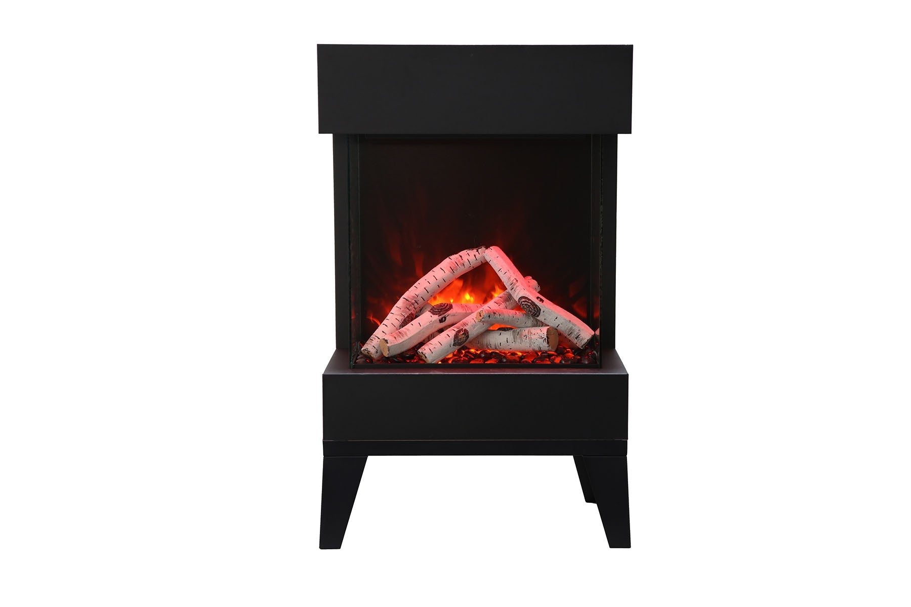 Amantii 2025WM Cube 3-Sided View Built In Indoor/Outdoor Electric Fireplace