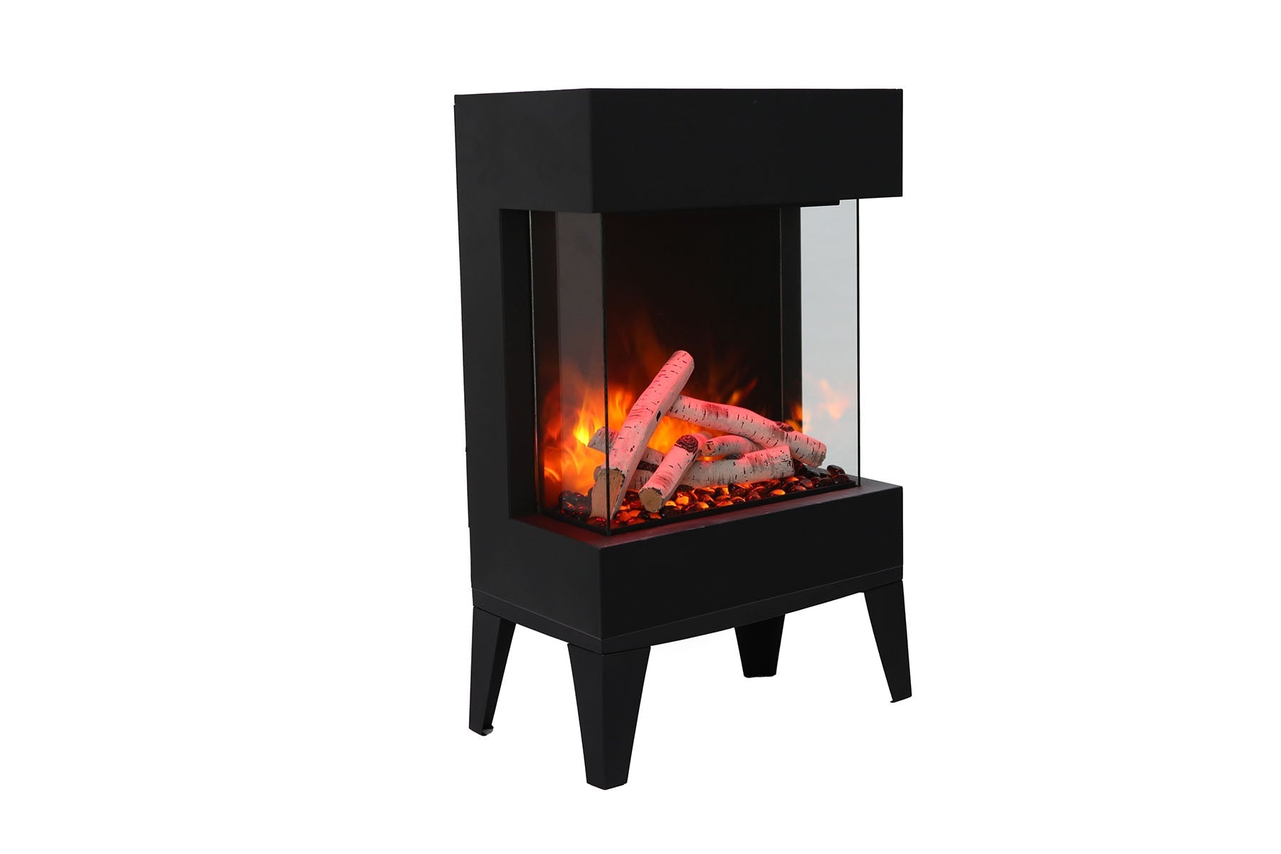 Amantii 2025WM Cube 3-Sided View Built In Indoor/Outdoor Electric Fireplace