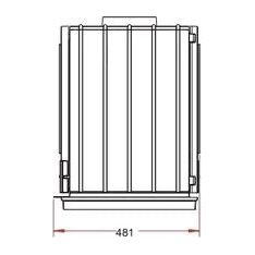 Invicta® Aaron Double Sided Glass 36" Cast Iron Wood Burning Stove Fireplace 99,000 BTU's