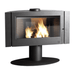 Invicta® Antaya Cast Iron Wood Stove 2024 Model FRONT VIEW