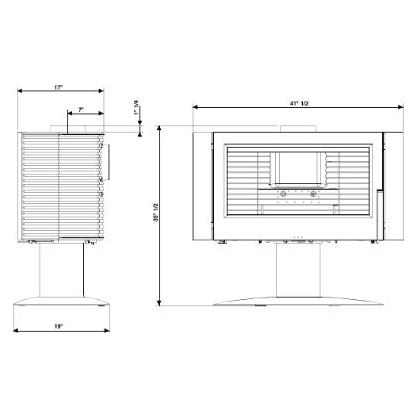 Invicta® Antaya Cast Iron Wood Stove 2024 Model